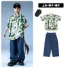 Ropa de Moda Hip-Hop para Niños Traje de Chaleco Roto para Niños hiphop Infantil Tambor Genial Guapo Costsize Masculino