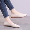 Doug sapatos femininos 2019 verão novo pontiagudo boca rasa sapatos baixos sapatos femininos coreanos uma geração de cabelo