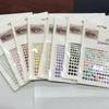 Pegatinas 165 Acrílico Dorso Plano Adhesivo Diamante Brillante Maquillaje Escénico para Niños Pegatinas Pintadas para la Cara Diamante DIY Pegatinas para Cejas
