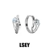 Aretes en Forma de Serpiente con Grabado en Forma de Diamante, Plata Pura Diseño Original S925, Aretes Minimalistas de Nicho con Circonita Brillante, Joyería de Plata al por Mayor