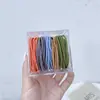 Goma para el cabello de color marrón lechoso, alta elasticidad, duradera, para mujeres, simple, tipo toalla, nuevo accesorio para el cabello