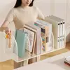 Estante de Almacenamiento de Escritorio Soporte para Libros de Oficina Organizador de Archivos para Estación de Trabajo Estante para Portalápices de Escritorio Infantil Caja para Libros Ilustrados
