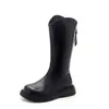 Zapatos y Botas para Niños 2026 Otoño e Invierno Nuevas Botas Largas de Caña Alta Botas Largas de Princesa Botas de Caña Alta para Niños Pequeños con Forro de Lana