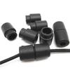 Fornecimento Pronto de Fivelas Redondas de Plástico, Fivelas de Nylon de Puxar Fácil, Acessórios para Cordão, Relógios de Pendurar de 4mm