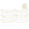 Pegatinas de Tatuaje de Maquillaje de Boda con PeCAS Estampadas en Oro de Nuevo Estilo Transfronterizo con un Toque de Lujo para Despedidas de Soltera Pegatinas de Tatuaje para el Equipo de la Novia