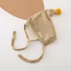 Sombreros de Lana Tejidos de Estilo Coreano Ins con Letras para Niños y Niñas, Gorros de Invierno Cálidos para Bebés, Tendencia