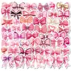 50 Nuevos Stickers de Graffiti con Lazo Rosa de Barbie Transfronterizos para Niñas con Alta Apariencia y Exquisitos Stickers Decorativos de Moda