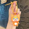Chaveiro de cabeça de animal com bolhas para alívio do estresse, brinquedo pequeno infantil, pingente para carro e bolsa, brinquedo de apertar para alívio do estresse atacado