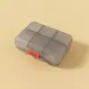 Caixa de Remédios Pequena Portátil para Atacado, Porta-Pílulas de Camada Dupla, Dobrável, Selada, à Prova de Umidade, Porta-Pílulas de Viagem com 10 Compartimentos, em Estoque