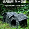 Refugio para gatos de exterior para gatos callejeros, a prueba de invierno, impermeable, a prueba de viento, cálido, aislado, cerrado y apto para todas las estaciones