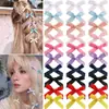 Pinza para el Cabello Mini Lazo Dulce Dopamina Estilo Y2K Pinza de Pato Cinta Estilo Ballet Pasador Pequeño Accesorio para el Cabello Trenzado