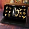 Conjunto de Taças Pequenas de Vinho Zodiaco Retro Chinês, Copos de Dose Única para Uso Doméstico, Hotelaria, Taças de Vinho Branco, Taças de Vinho Tinto