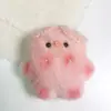 Babero Lindo, Colgantes de Muñecos de Cerdito y Conejo, Babero de Conejo Ruborizado con Perlas, Colgante para Bolso de Muñeco de Cerdito