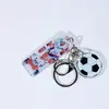 Llaveros de Estrellas del Fútbol Cristiano Ronaldo, Messi, Neymar, Mbappé, Argentina, Portugal, Colgantes Pequeños para Mochila para Hombres y Mujeres
