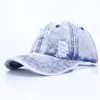 Gorra de Mujer Lavada Blanca Vieja Color Sólido Mezclilla Clara Gorra de Béisbol Deportes al Aire Libre Protector Solar para Hombre Gorra