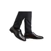 Primavera de 2026 Novos Sapatos Masculinos de Couro Vazados Formais de Negócios Bico Redondo Slip-On Couro Puro de Alta Qualidade Respirável