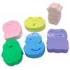 Esponja de Baño Pva Pingüino Rosa Algodón de Baño Pva Esponja de Baño Rana Verde Pva Algodón Cuadrado de Limpieza