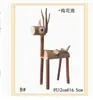 Saco de material de lascas de madeira DIY criativo pintura natural animal feito à mão para crianças fabricação de brinquedo de madeira pintura de galho