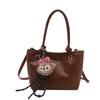 Bolso de Mano Vintage de Moda para Mujer Nuevo Bolso Bandolera Texturizado Versátil para el Hombro Bolso Tote para Viajar