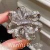 Broche de Fita Elegante Francês Brilhante com Micro Zircônia Exquisito para Mulheres Luxo Casaco Acessórios para Terno Elegante Corsage