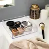 Cubierta Antipolvo de Caja Acrílica, Caja de Exhibición de Alta Transparencia, Organizador de Cajón para Almacenamiento de Cosméticos y Figuras, Bandeja de Caja de Plástico