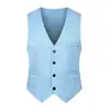Comercio Exterior Transfronterizo 2026 Chaleco de Traje de una Pieza Ajustado Estilo Coreano para Hombre para Uso Casual de Negocios y Profesional, Padrino de Boda
