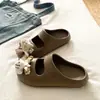 Nuevos Zuecos Mary Jane de Eva 2026 con Divertido Diseño de Pez Gato con Lazo, Pantuflas Cerradas Cómodas de Verano para Exteriores para Mujer