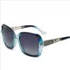 Nuevas Gafas de Sol Polarizadas Clásicas con Montura Grande para Mujer, Modernas Gafas Prismáticas Versátiles, Gafas de Sol de Moda con Incrustaciones de Diamantes 2538