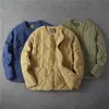 Otoño e Invierno Nueva Chaqueta Gruesa de Algodón Chaqueta Acolchada de Algodón Estilo Americano para Hombre Versátil Moda Retro Ropa de Algodón Acolchada Tipo Pan Transfronteriza