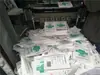 Máquina para fabricar bolsas de plástico de papel de impresión a doble cara tipo 400