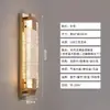Luminária de Parede de Cristal Nórdico, Lâmpada de Cristal para Sala de Estar, Quarto, Cabeceira, Luminárias Zhongshan, Interna Dimerizável de Três Cores, Luz Ajustável para Uso Doméstico