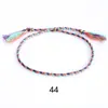 Amazon Explosiones Colorido Cuerda de Algodón Pulsera de la Amistad Cuentas de Cobre Borla Hecho a Mano Trenzado Cuerda de Mano Pieza de Mano Ajustable para Hombres y Mujeres