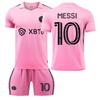 23 Miami Jersey Argentina No. 10 Jersey de Messi Maestro Niños y Niñas Jersey de Fútbol de la Selección Nacional Jersey