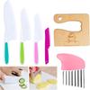 Amazon Kit de 11 Peças de Ferramentas de Cozinha Infantil, Faca de Frutas de Educação Infantil Kidsren Que Não Machuca as Mãos, Molde de Relevo para Frutas