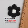 Parche Bordado de Tela Estilo Chino Panda Blanco y Negro Insignia Material para Pasador de Pelo Infantil Decoración para Funda de Teléfono Zapato Sombrero Accesorios