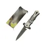 Navaja plegable de alta dureza, Navaja de bolsillo portátil para supervivencia y camping, Cuchillo táctico afilado multifuncional para exteriores, Plegable