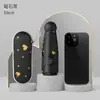 50% de descuento, 6 varillas, diseño de corazón estampado en dorado, paraguas compacto, ligero y portátil para días soleados y lluviosos, con recubrimiento negro para protección solar y protección UV, sirviendo tanto como sombrilla como paraguas