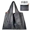 Bolsa de Compras Grande Impresa Lista de Fábrica Bolsa de Nylon Impermeable Bolsa Ecológica Bolsa para la Compra de Comestibles Bolso de Mano Bolsa Plegable