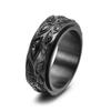 Suministro de Amazon anillo de ojo giratorio atmosférico de acero de titanio moderno para hombre retro dominante joyería de acero inoxidable al por mayor