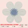 Gancho de Mão Imitação Cor Macaron Toalha Imitação Caxemira Flor Bordada Tecido Patch Roupas Femininas Roupas Infantis Patch Decorativo Patch
