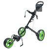 Carrito de Golf de Tres Ruedas Carro de Mano Plegable para Almacenamiento Bolsa de Golf Carro