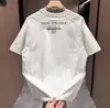 Camiseta Masculina Básica Moderna de Marca com Gola Redonda e Manga Curta Verão 2025 Nova Moda Solta Versátil Casual Manga Meia Manga
