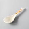 Cuchara de Sopa Cerámica Porcelana de Hueso Hotel Hogar Cuchara Grande Cuchara para Gachas Cuchara Grande para Arroz Cuchara Grande para Arroz Cuchara de Mango Largo Vajilla Cuchara Grande para Arroz
