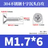 Tornillos Autorroscantes Avellanados Gb846 Acero Inoxidable 304 Cabeza Plana Phillips Tornillos para Madera Extendidos M2.9M3.5M4.2M5.5