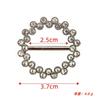 Hebilla de Nudo para Ropa Fija Artefacto Cintura Broche de Perla Metal Perla Hebilla para Prenda Hebilla para Toalla de Seda Aleación Hebilla Decorativa