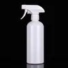 Botella de plástico con atomizador botella de spray para limpieza de manchas de aceite 500 ml botella de spray con botón manual