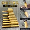 Cabeça de Esmerilhamento de Diamante Soldada Broca Manual Fresadora Artefato Ferro Fundido Maleável Metal Pedra Haste de Esmerilhamento de Carboneto