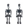 Nuevos aretes 2022 moda europea y americana creativos punk retro calavera robot aretes joyería de Halloween al por mayor