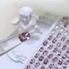 K9 Deslumbrante 6*8mm Corte Princesa Flor de Gelo Base Pontiaguda Translúcido Iluminador Luxo Leve Alta Qualidade Acessórios de Nail Art Usáveis