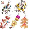 Juguete para loros, lufa, juguete de madera para pájaros, mascota, ejercicio, escalada, molienda, pico, garra, percha, jaula para pájaros, juguete